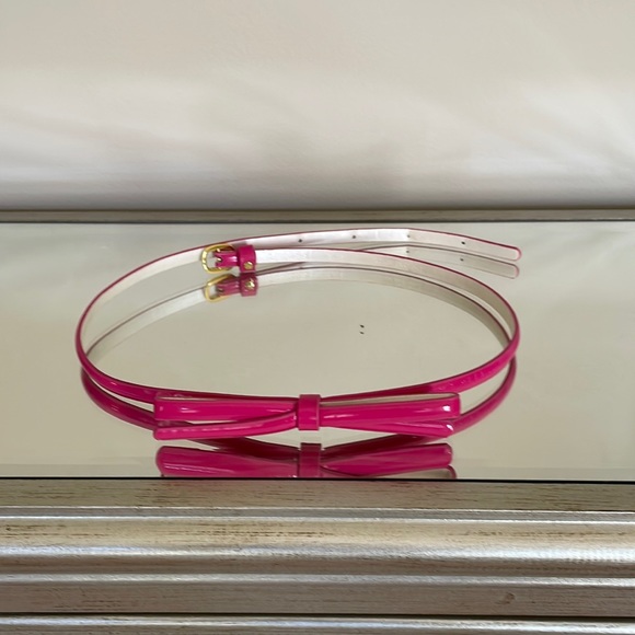 Lilly Pulitzer Accessories - Lilly Pulitzer bow hot pink belt S/M